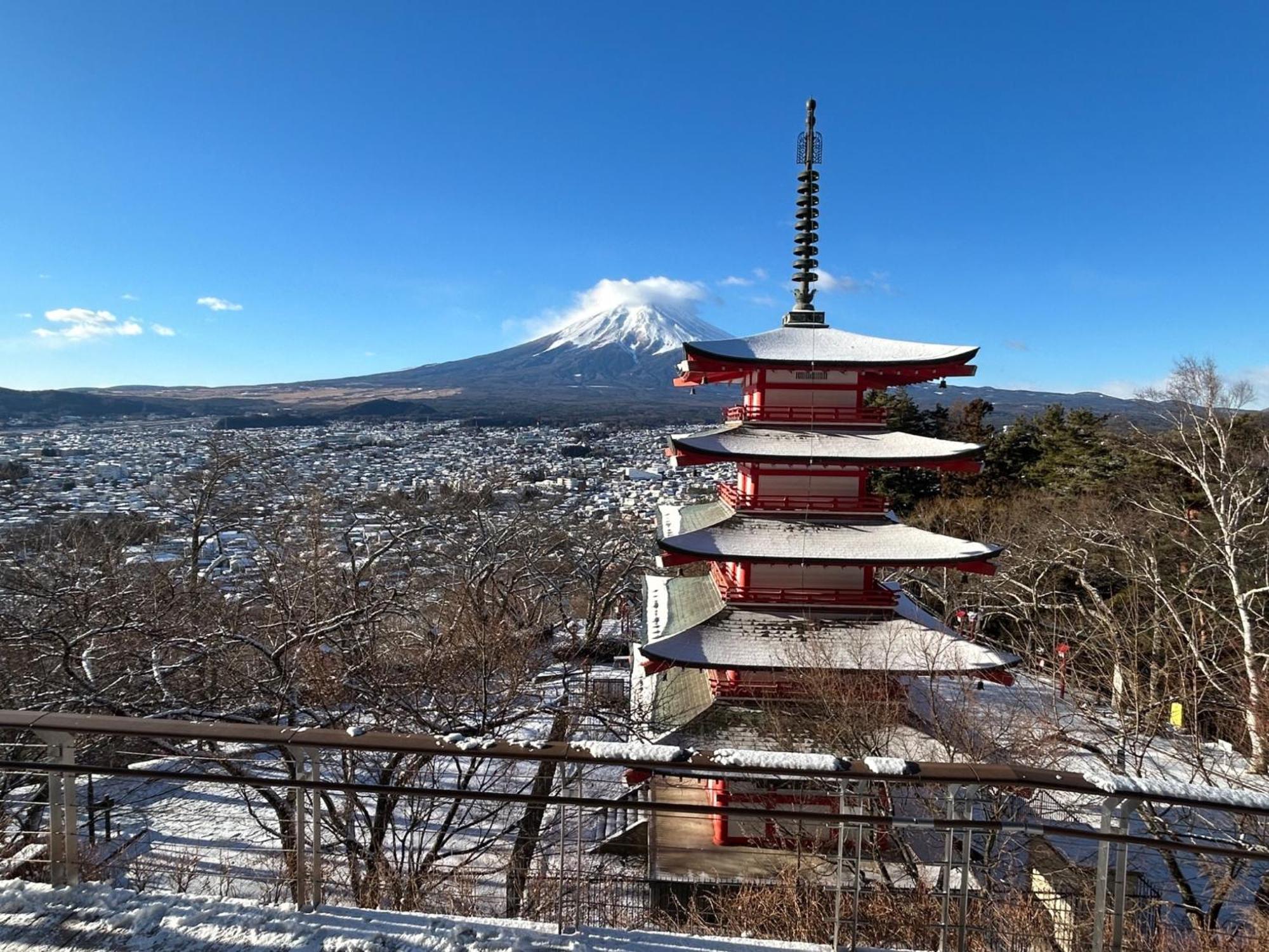 Guest House Fuji No Yado Akebono Building A - Vacation Stay 74316V Fujiyoshida Eksteriør bilde